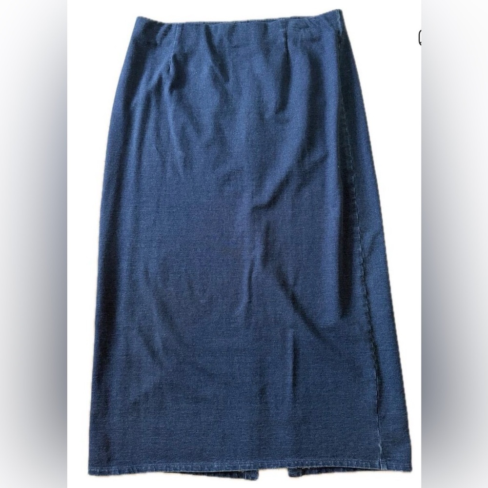 J Jill Pure Jill NEW Classic Denim Pencil Skirt Women Large slimming & modest